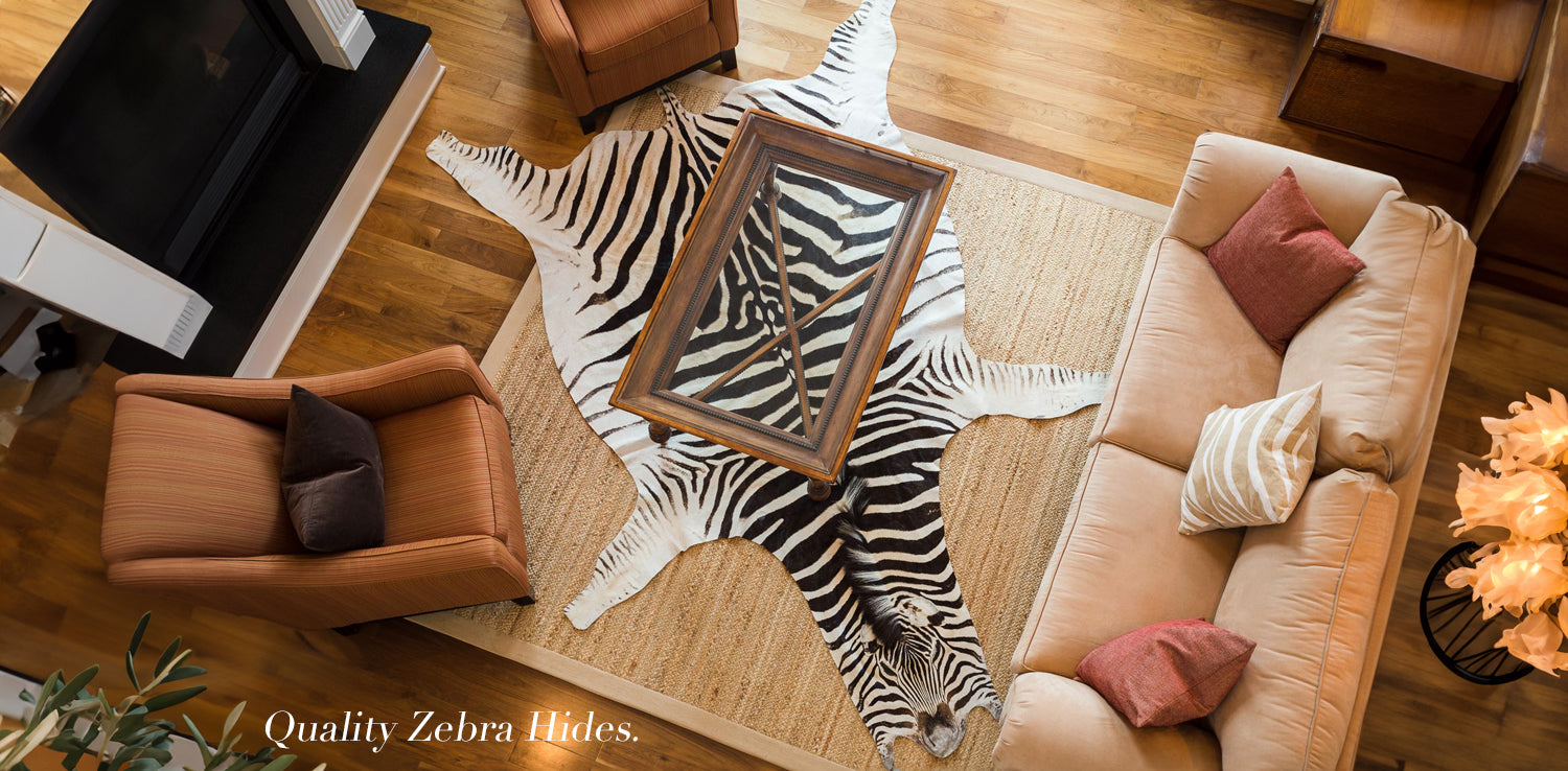 Zebra Hide Carpet and Rugs