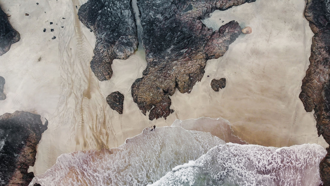 brown and black rock formation