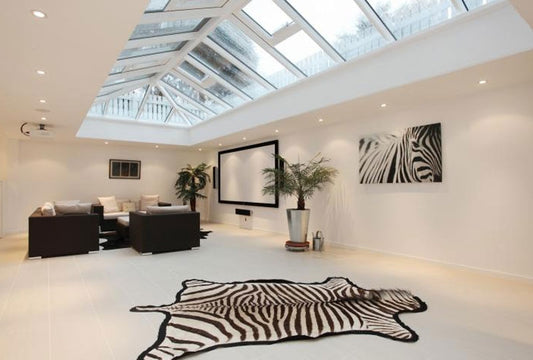 genuine zebra hide rug and zebra rug