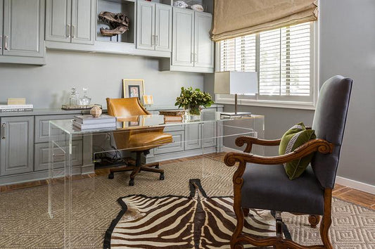 Layering Rug Ideas Using a Zebra Rug