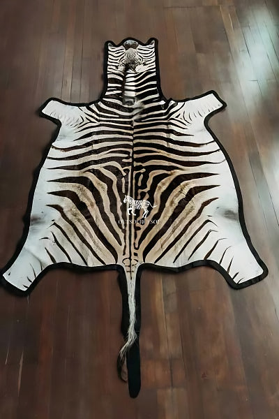Trophy Felted Zebra Hide