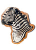 Zebra Mount On Wooden African Frame