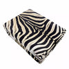 30"x 40" Zebra Hide Ottoman ( No Legs)