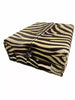 30"x 40" Zebra Hide Ottoman ( No Legs)