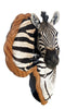 shoulder mount zebra taxidermy