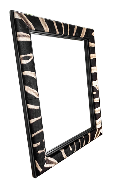 zebra skin mirror
