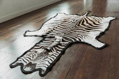 Trophy Felted Zebra Hide