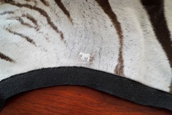zebra skin rug -Felted Zebra Hide