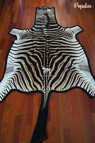 Show New - Zebra Skin Rug US Supplier