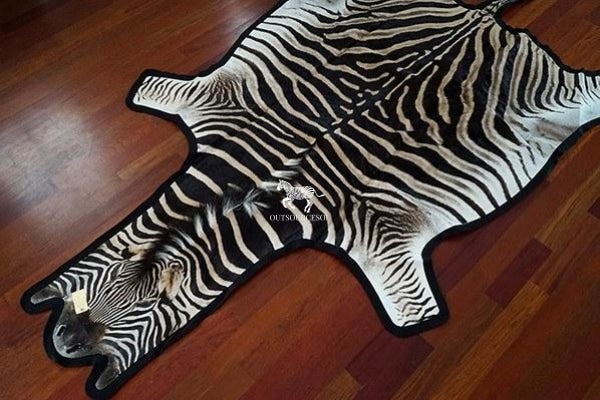Show New - Zebra Skin Rug US Supplier