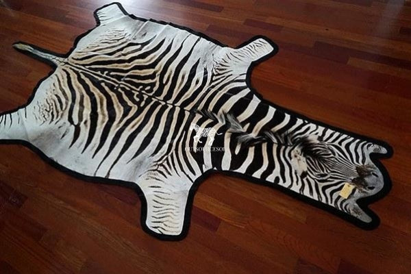 Suppliers of Genuine Zebra Hide Rug