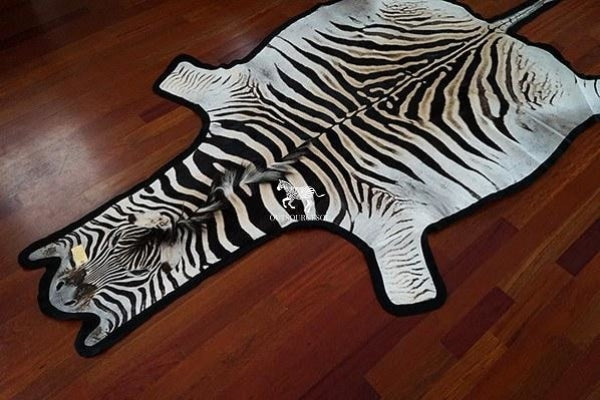 Suppliers of Genuine Zebra Hide Rug