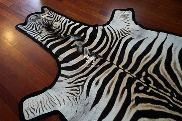 Suppliers of Genuine Zebra Hide Rug
