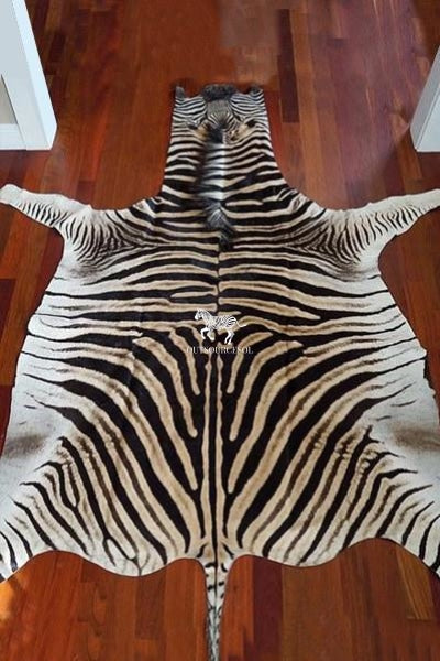 Zebra Head Skin Rug Zebra Skin Rug - Collection of Trophy, Grade A and Grade B Zebra Hide ...